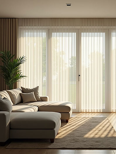 Cortina de Bandas Verticales desplegada - miniatura 2