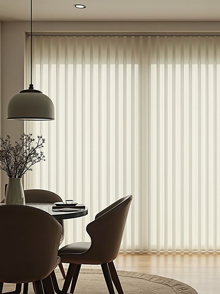 Cortina de Bandas Verticales detalle